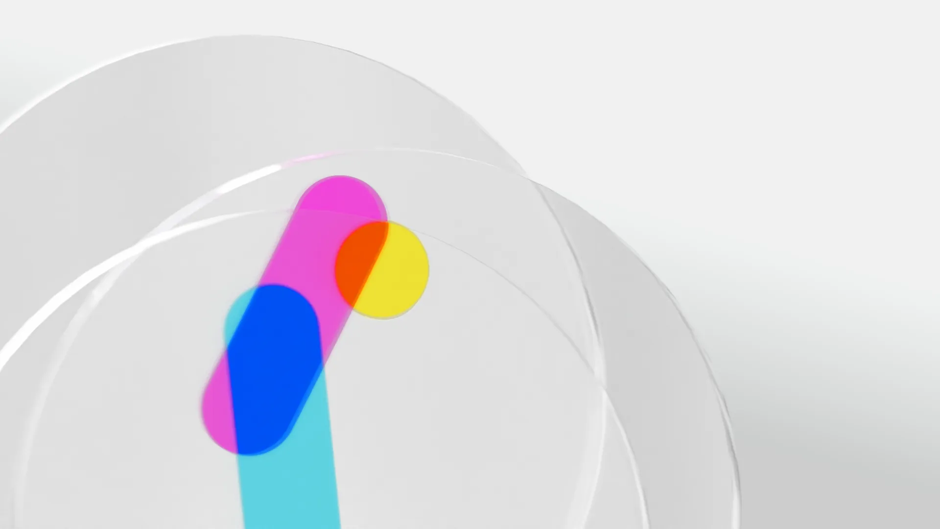 Tre lenti dell'ororlogio cymex che si sovrappongono