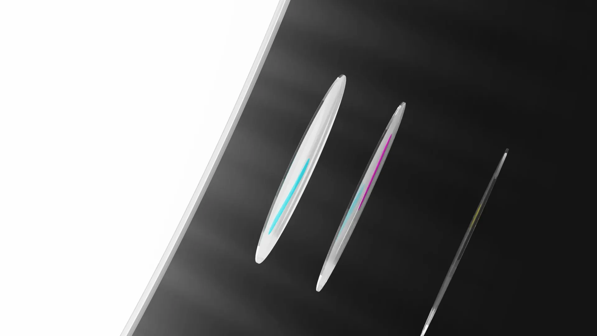 Tre lenti dell'orologio cymex che arrivano al quadrante retroilluminato