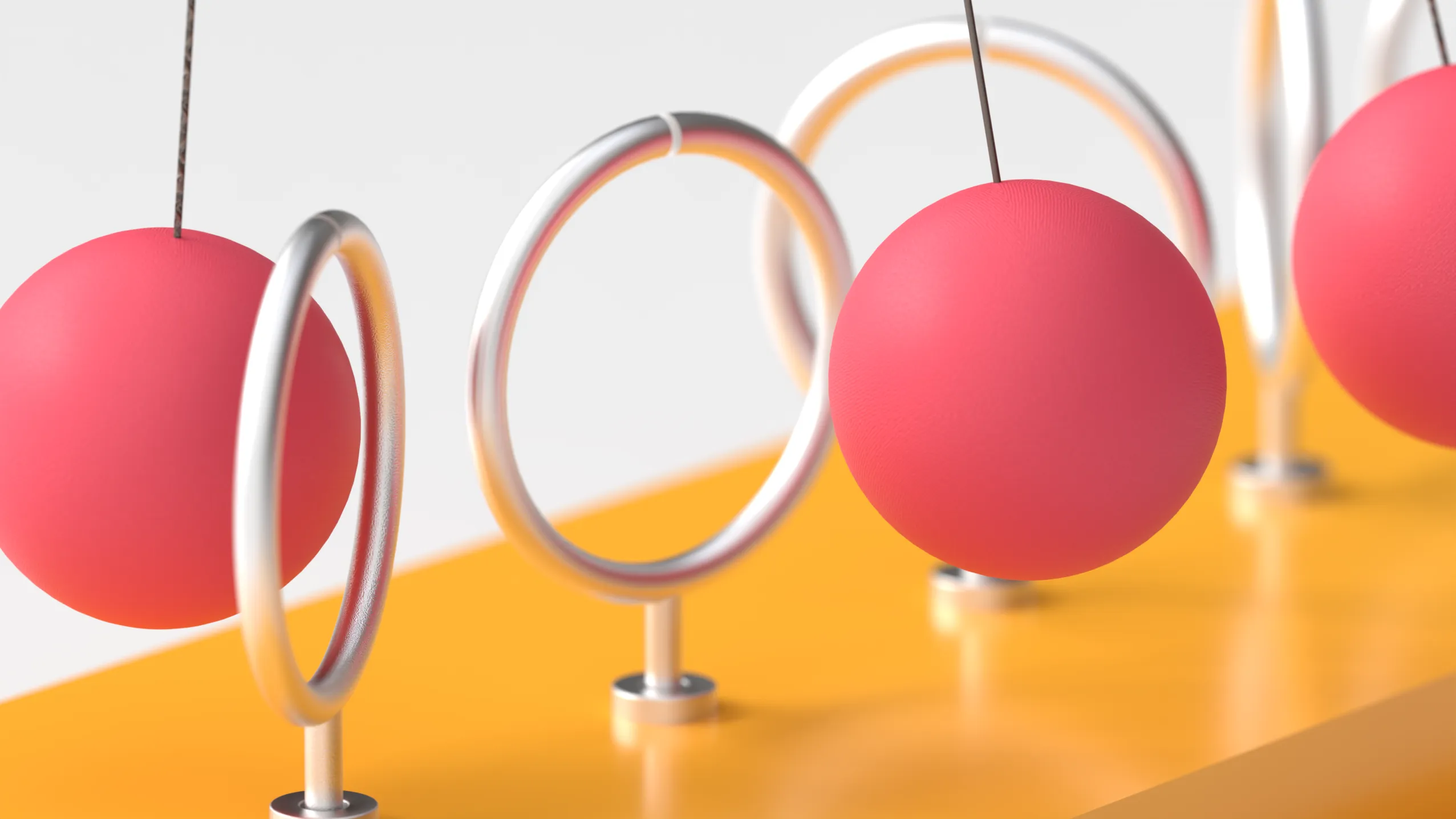 sfere del pendolo all'interno del vieo presentazione Nicolis Gianmaria